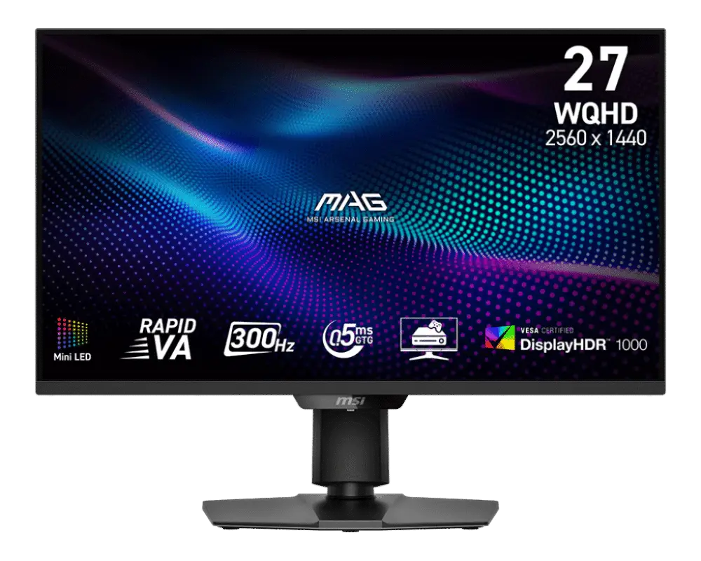 MSI MAG 274QPF X30MV / 27" / 1440P / 300Hz / Rapid VA + Mini-LED