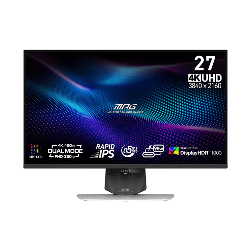 MSI MPG 274URDFW E16M / 27" / 4K 160Hz + 1080P 320Hz / Rapid IPS Mini-LED