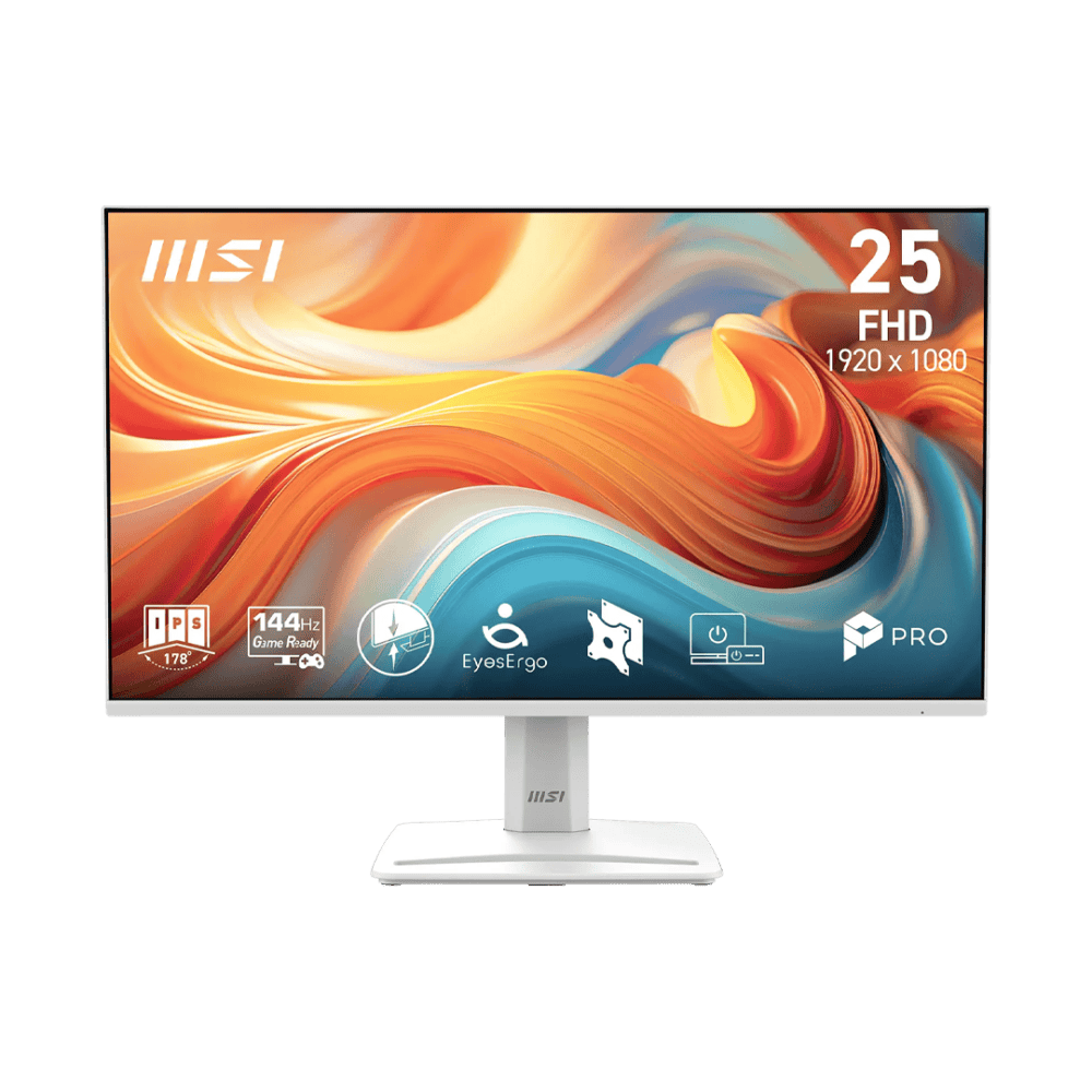 MSI PRO MP251W E14A / 24.5" / 1080P / 144Hz / IPS / White