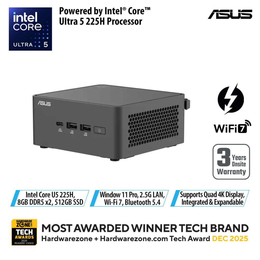 ASUS NUC 15 PRO ULTRA 5-225H ARC