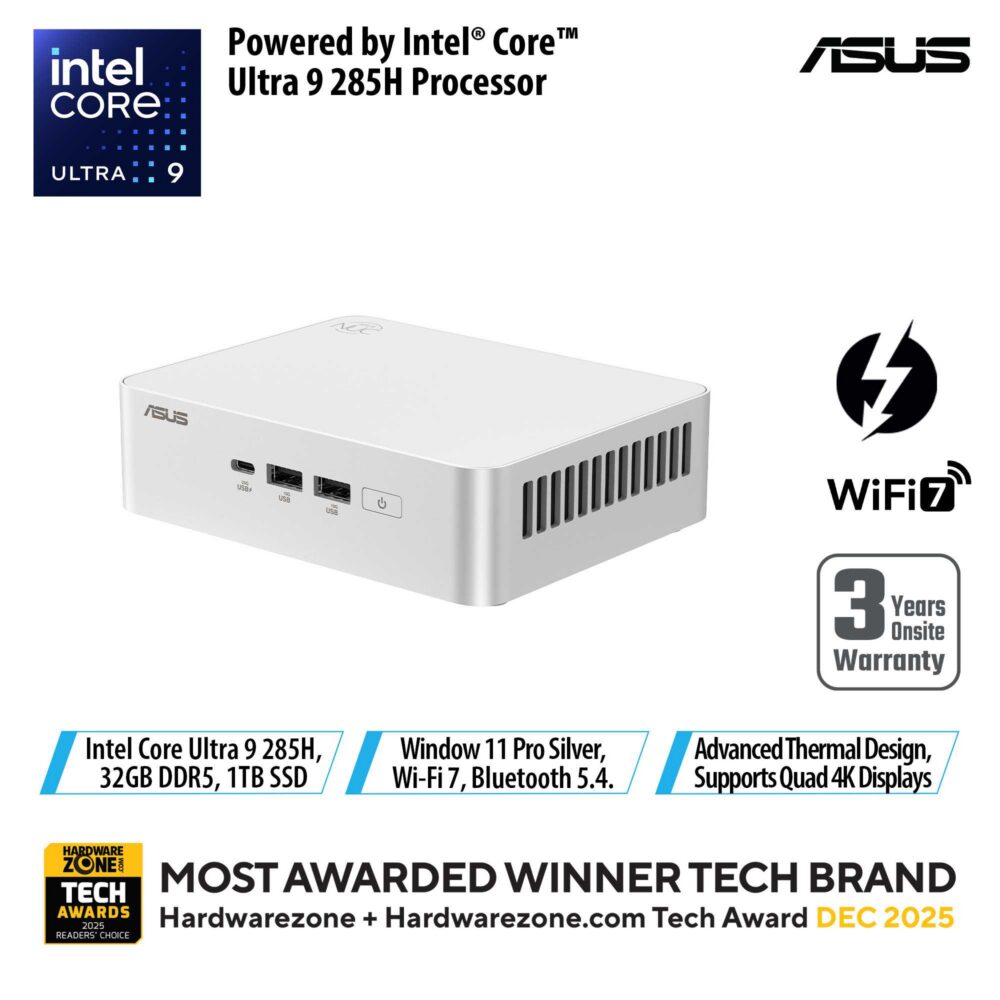 ASUS NUC 15 PRO+ SLIM ULTRA 9-285H