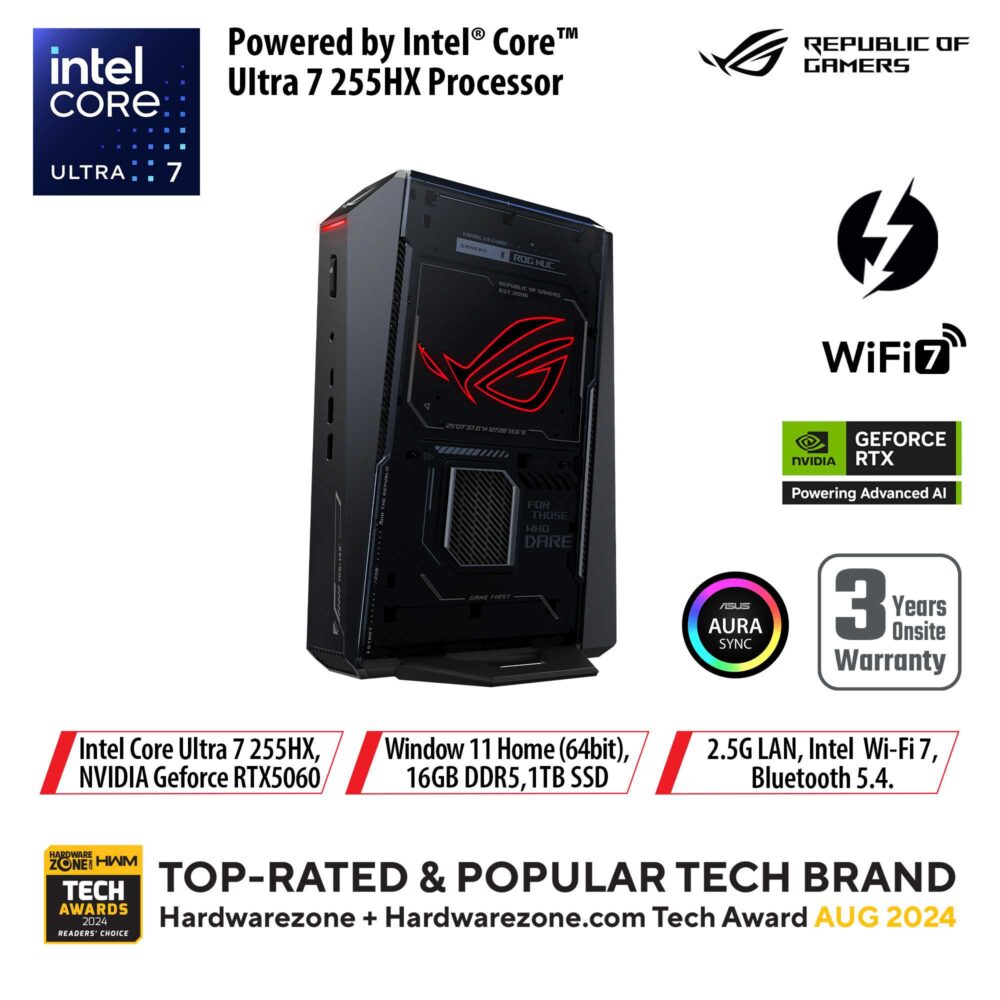 ASUS ROG NUC ULTRA 7-255HX RTX5060 1TB