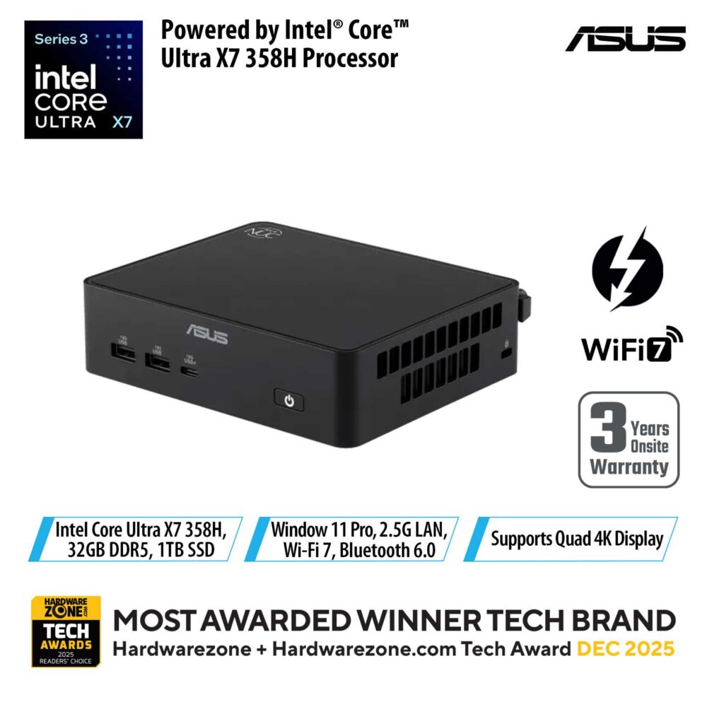 ASUS NUC 16 PRO ULTRA X7-358H