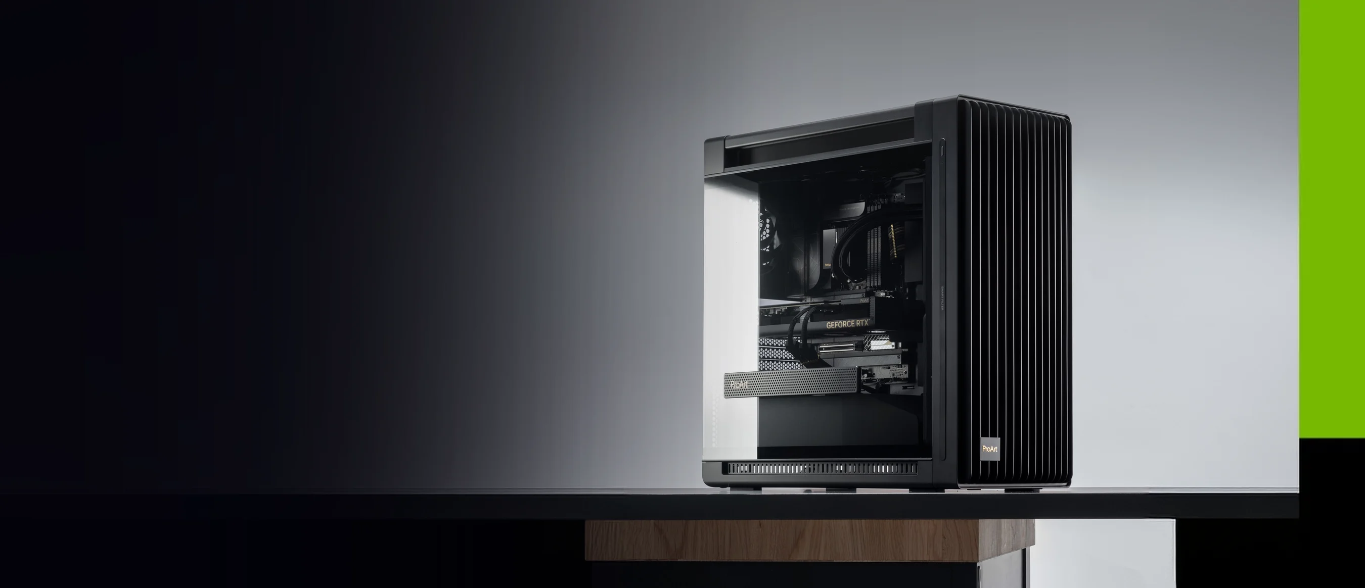 NVIDIA RTX AI PC with ProArt case, powered by GeForce RTX