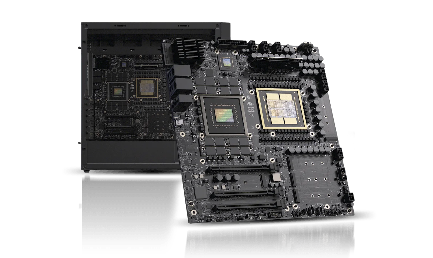 NVIDIA GB300 platform inside the MSI XpertStation WS300
