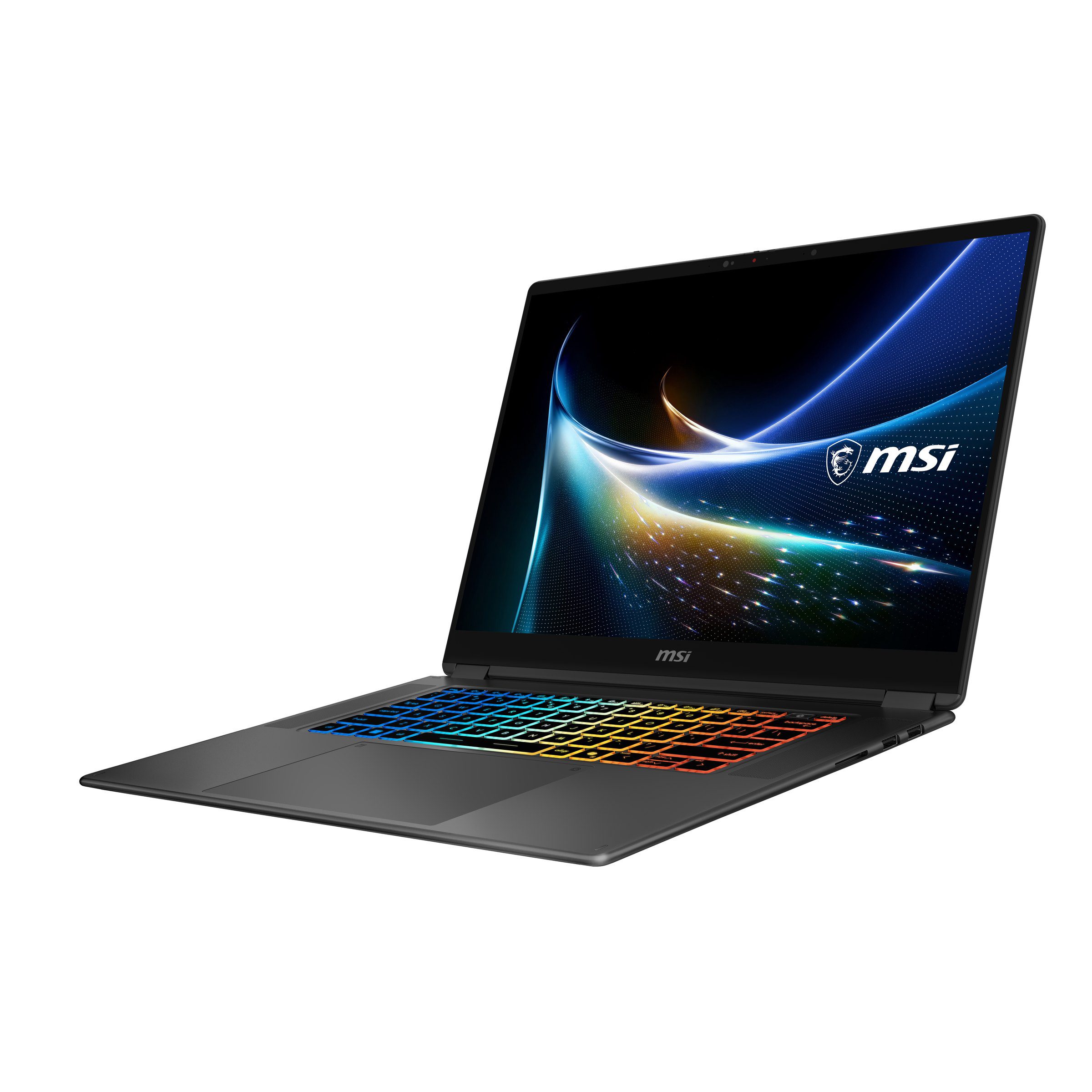 MSI Prestige N16 Flip AI+, Three-quarter view, right