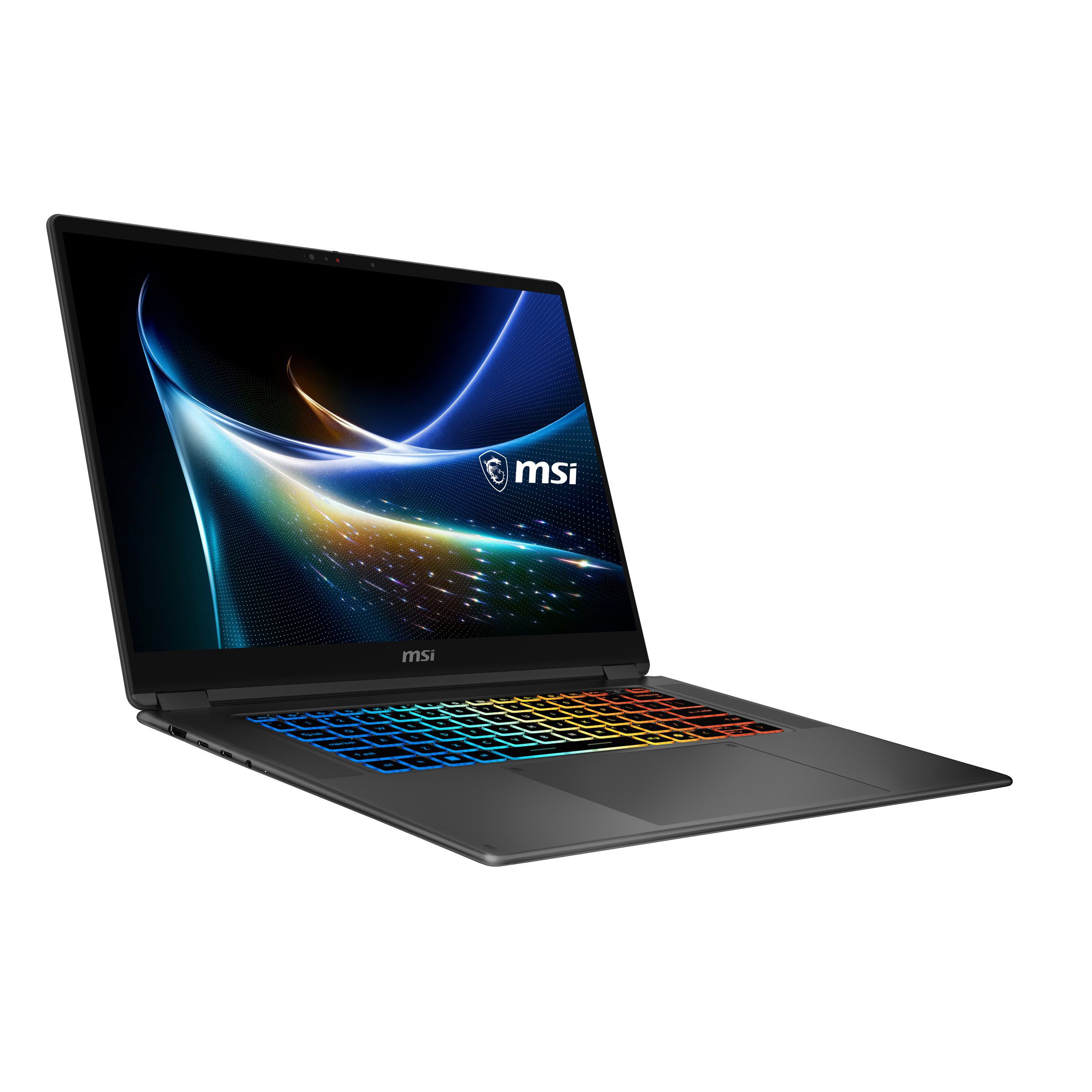 MSI Prestige N16 Flip AI+, Three-quarter view, left